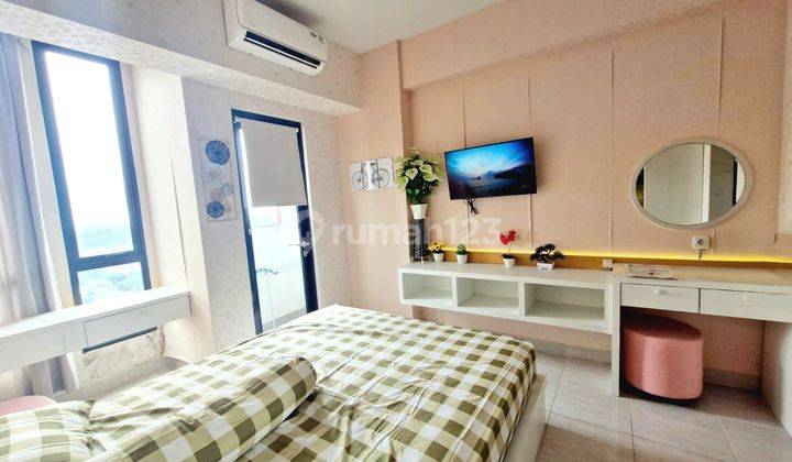 kamar tidur apartemen unit 1 br lt