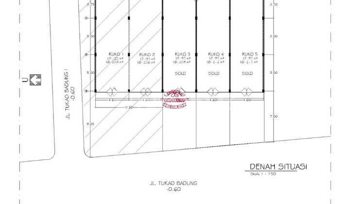 Ruko Jual Lokasi Tukad Badung Ruko Jual Lokasi Tukad Badung