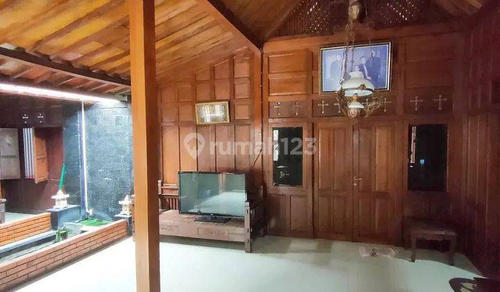 Rumah Villa Etnik Joglo Jati Lawasan + Kolamrenang Di Jl. Kaliurang Km 12,5 Dekat Kampus Uii Jogja 2