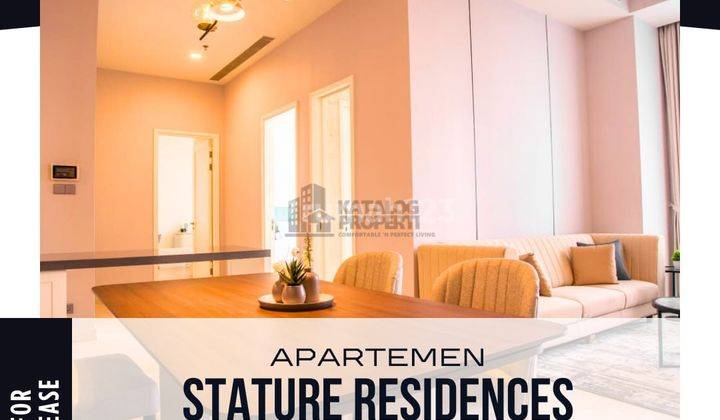 Sewa Apartemen 2 BR Stature Residences Kebon Sirih, Jakarta Pusat 1