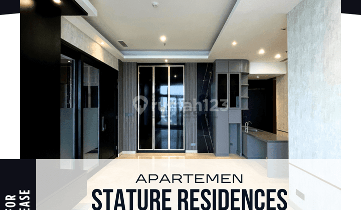 Sewa Apartemen 1 BR Stature Residences Kebon Sirih, Jakarta Pusat 081299909980 1