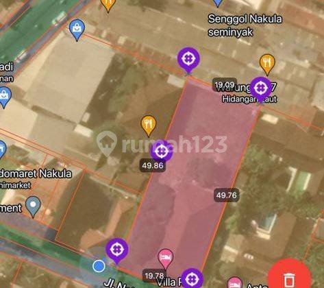 Tanah di Jl Nakula legian badung bali dg luas tanah 960m2 2