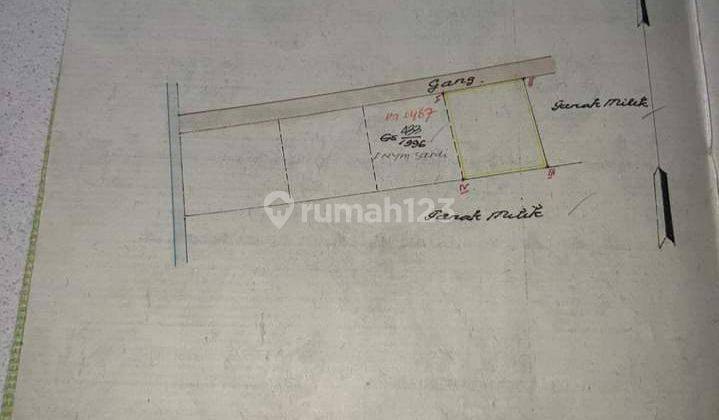 Tanah siap bangun Lokasi Strategis komplek perumahan sanur 2