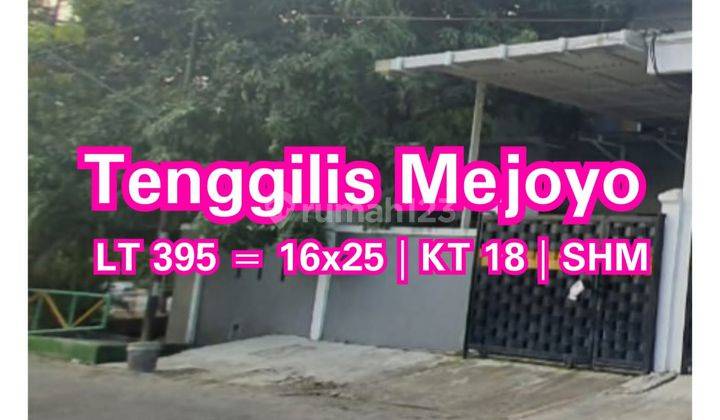 Rumah 2 Lantai Bagus SHM di Tenggilis Mejoyo, Surabaya 1