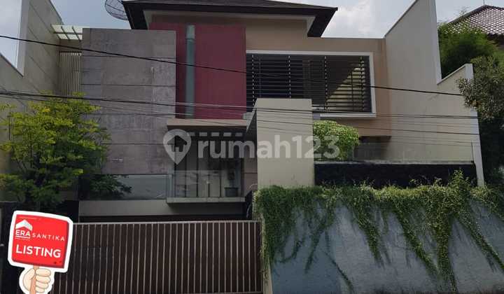 RUMAH MEWAH DIJUAL GALAXY BUMI PERMAI SURABAYA SHM ON HAND ADA KOLAM RENANG 1