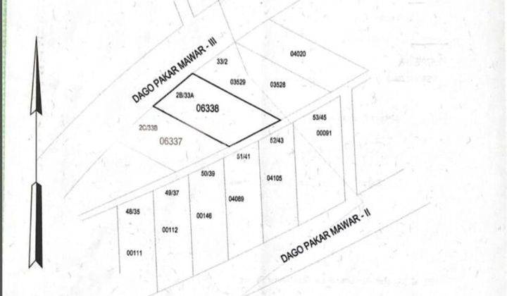 Tanah Kavking 193m² di Dago Resort, Bandung 2