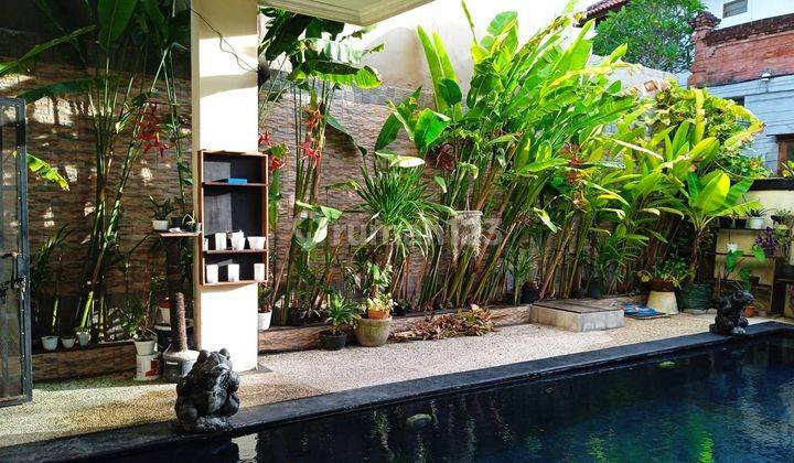 Rumah begaya villa munggil  kamar 1 furnish dengan  pool  1