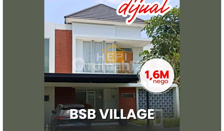 Rumah Cantik 2lt Di Bsb Village Mijen Siap Pakai 1