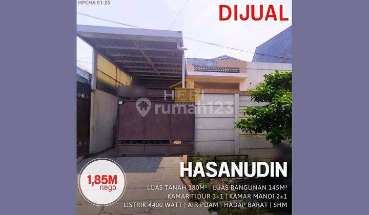 Rumah Bagus Di Jl. Hasanudin Dekat Kota Siap Pakai 1