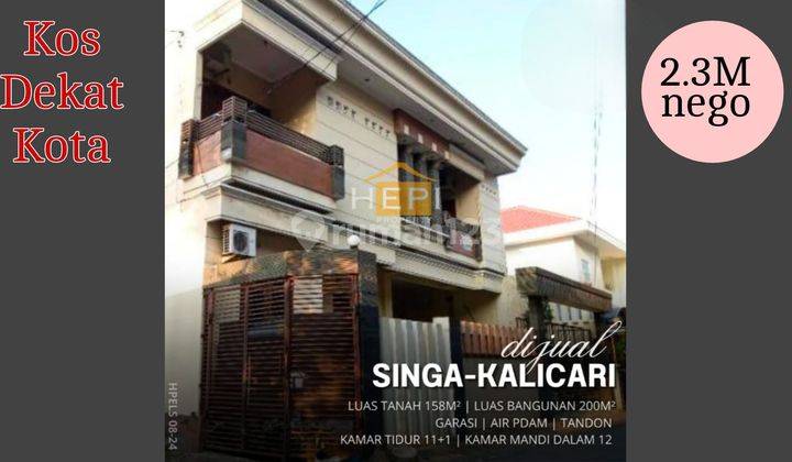 Rumah Kos 2lt  Di Jalan Singa,kalicari Semarang Timut 1