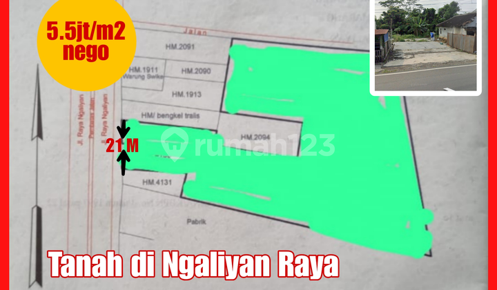 Cheap Land in Ngaliyan Raya, 1 KM to BSB 1