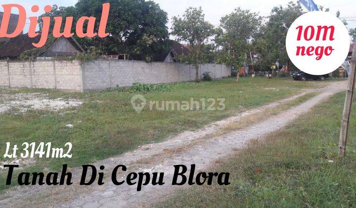 Tanah Di JALAN BESAR DI CEPU BLORA,Lokasi Premium 1