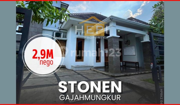Rumah Bagus di Stonen Gajah Mungkur Jalan Lebar 1