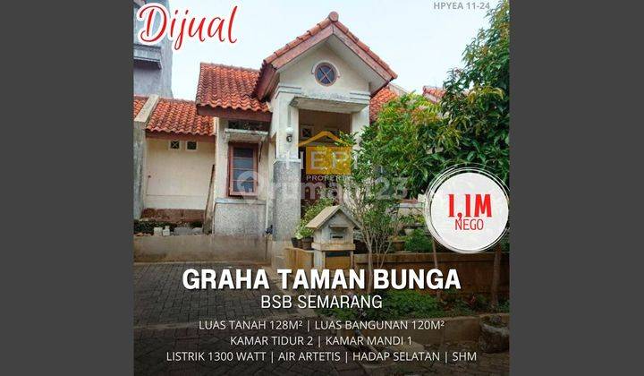 Rumah Murah Di Cluster Graha Taman Bunga Bsb 1