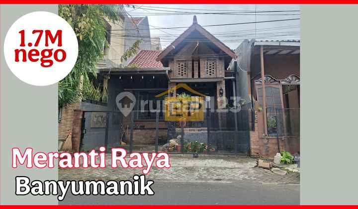 Rumah Ex Cafe di Meranti Raya Banyumanik 1