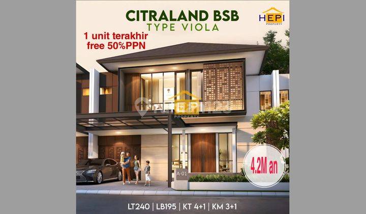 Rumah Mewah Victoria Valley BSB,FREE PPN 50℅ 1