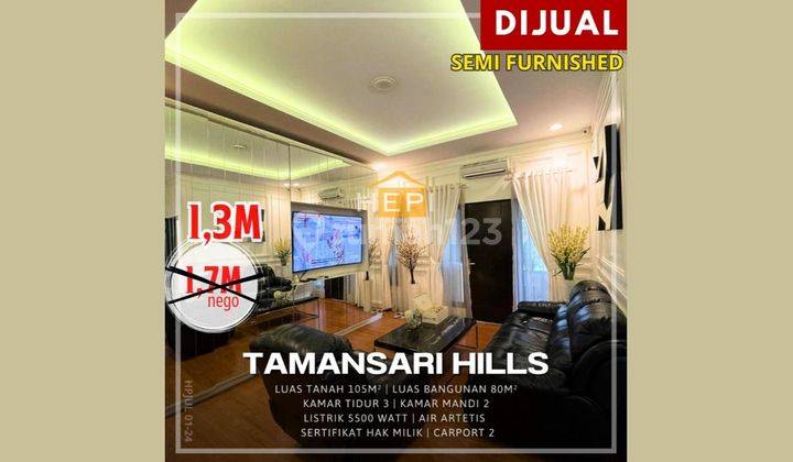 Rumah Furnish Di Tamansari Hills Tembalang,Siap Pakai 1