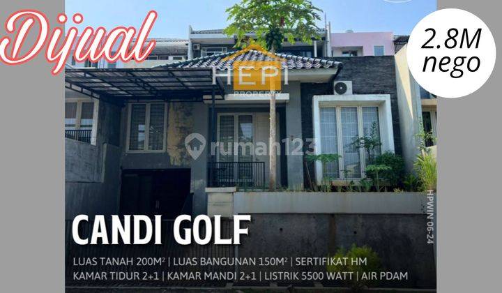 Rumah BAGUS di Candi Golf,Dekat Sekolah International 1