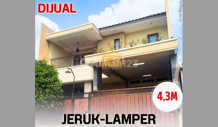 Rumah  2Lt JALAN JERUK, TENGAH KOTA,,Dekat Pasar 1