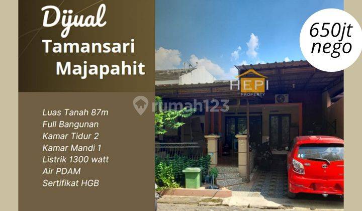 Rumah Siap Pakai di TAMANSARI MAJAPAHIT,Pedurungan 1