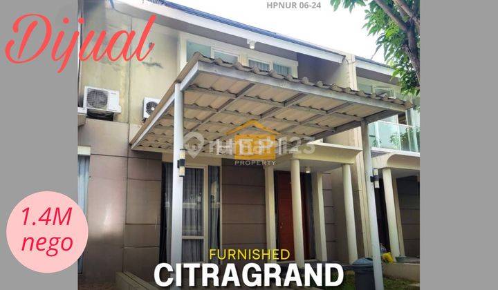 Rumah DI CITRAGRAND FURNISH,Bagus, Siap Pakai 1