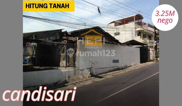 TANAH Di PINGGIR JALAN RAYA Candisari Dekat kota 1