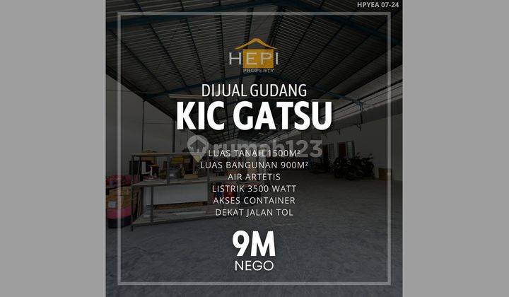 Gudang Di KIC GATOT SUBROTO, Bagus ,Siap Pakai 2