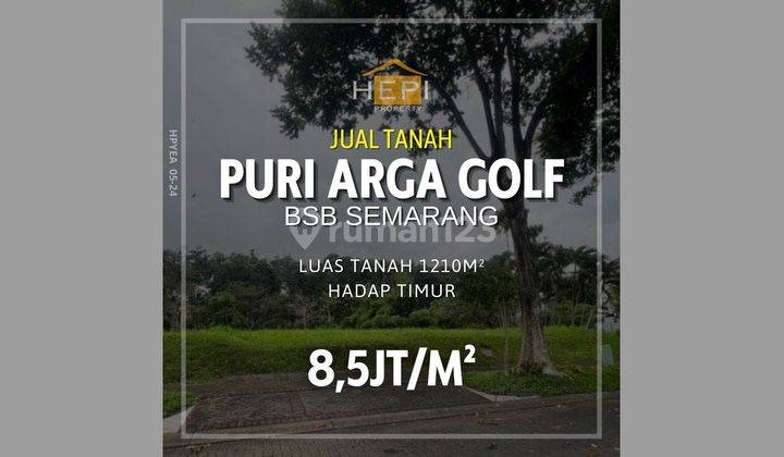 Tanah Di Puri Arga Golf Siap Bangun,Jan Depan Lebar 1