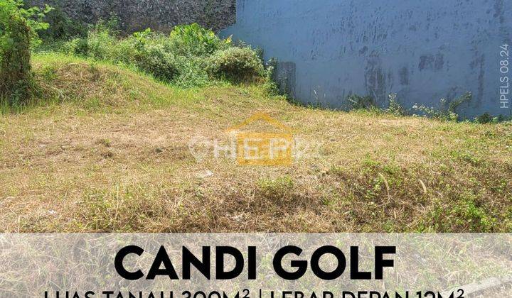 Tanah di Candi Golf Siap Bangun,Lebar 12m 1