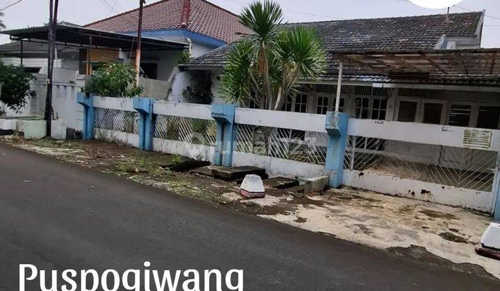 Rumah Hitung Tanah Di Puspogiwang,200m Ke Jl.siliwangi 1