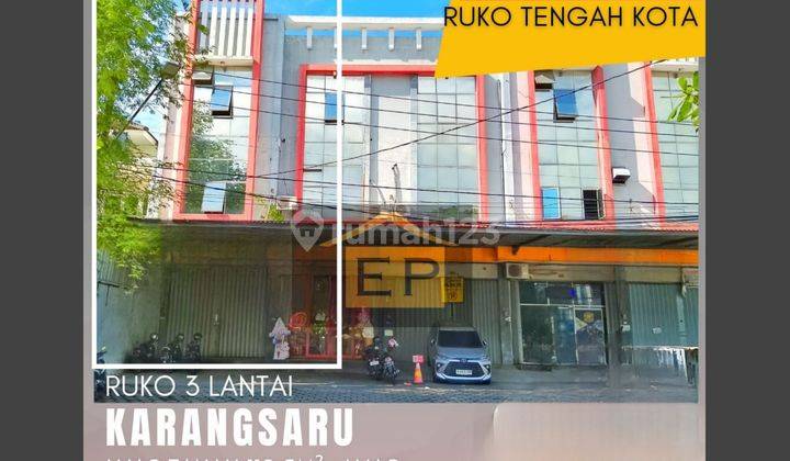 Ruko TENGAH KOTA Di Jl.Karangsaru Dekat Sekolah LOYOLA 1