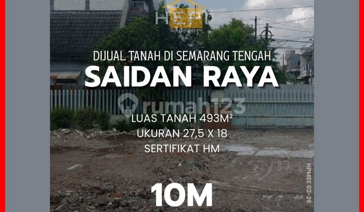 Tanah di Saidan Tengah Kota Cocok untuk Kos 1