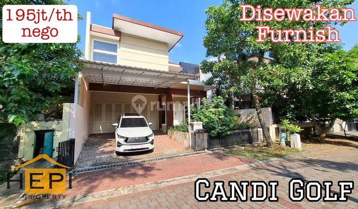 Rumah Candi Golf 2lt,furnish,jalan Depan Lebar 1