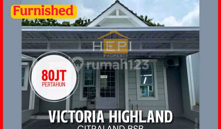 Rumah 1Lt Furnish di Victoria Highland Bsb 1