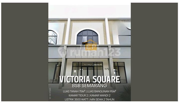 Ruko Di Victoria Square Bsb Area Parkir Luas 1