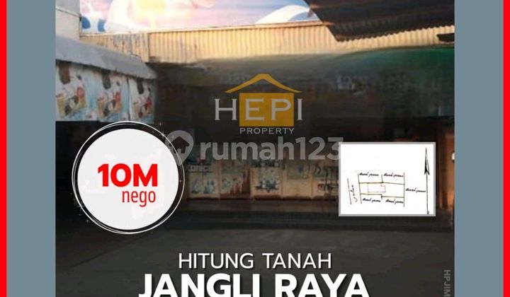 Rumah Hitung Tanah di Jangli Raya Dekatkota 1