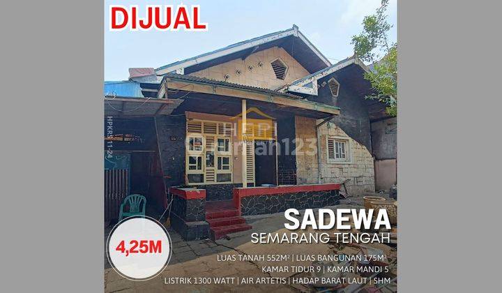 Rumah Hitung Tanah ,di Jl Sadewa,dekat Udinus 1