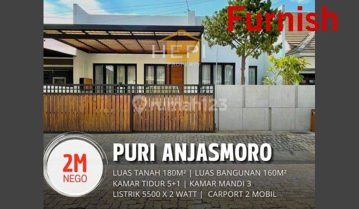 Rumah Bagus, Furnish,di Puri Anjasmoro 1