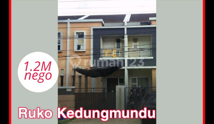 Ruko 2lt Dekat Kota Di Kedungmundu Siap Utk Usaha 1
