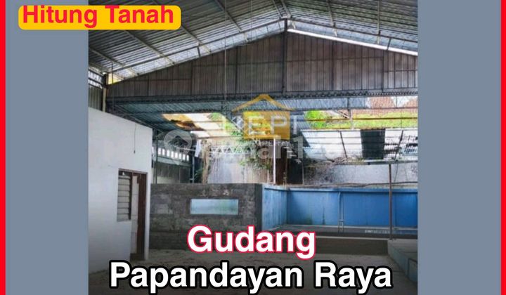 Gudang di Papandayan Raya Hitung Tanah Dekat Akpol 1