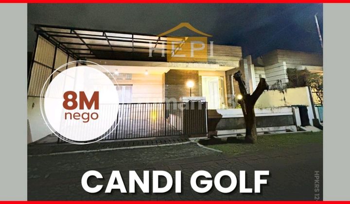 Rumah Mewah 2Lt di Candi Golf Dekat Akpol 1