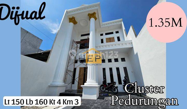 Rumah Baru 2lt Di Cluster Pedurungan,jalan Depan Lebar 1