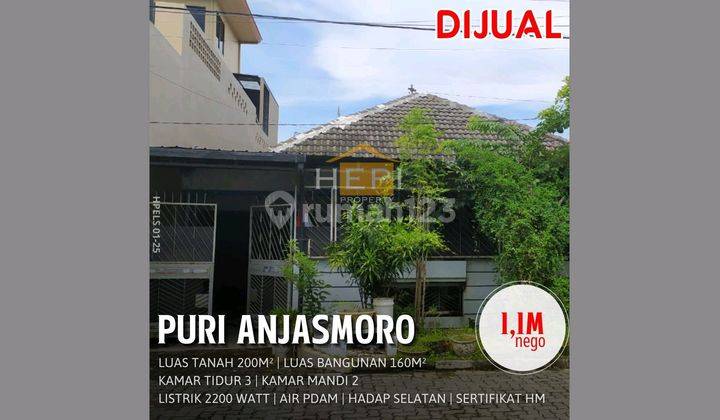 Rumah Murah Di Puri Anjasmoro Siap Pakai 1