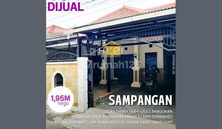 Rumah Siap Pakai Di Sampangan Dekat Akpol 1