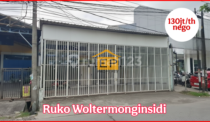 Ruko 1lt Di Woltermonginsidi, Siap Untuk Gudang 1
