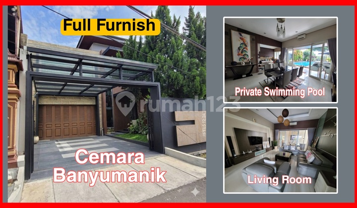 Rumah Besar Mewah dan Murah di Banyumanik 50M ke Jl Raya 1