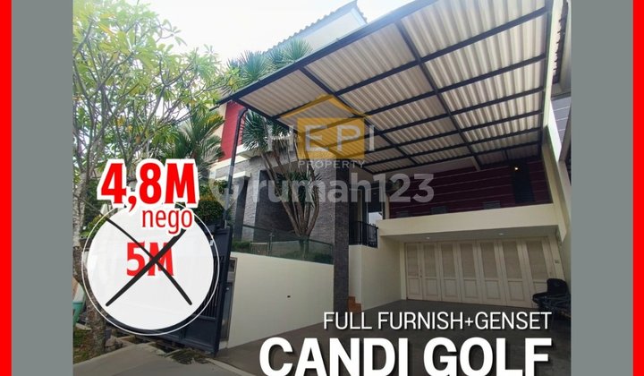 Rumah Furnish Mewah di Candi Golf Nego Sampai Deal 1