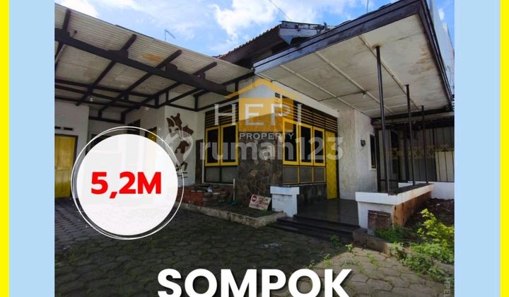 Rumah Hitung Tanah di Sompok Raya Jalan Lebar 1