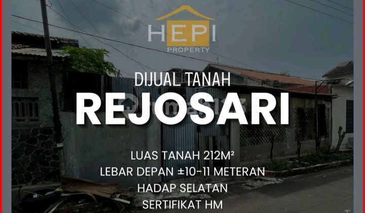 Tanah Tengah Kota Jalan Lebar Harga Murah 1
