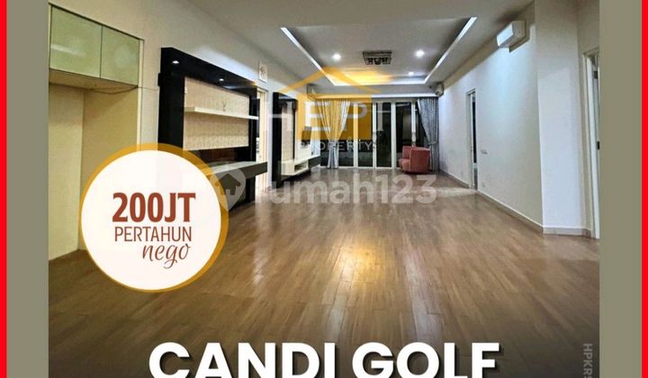 Rumah 2Lt Semi Furnish di Candi Golf Dekat Akpol 1